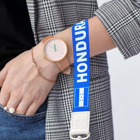 EASTEX Honduras Flag Lanyard Keychain - Lanyards for Keys Badge ID Fob - ID Card Holder Keychain for Women Men Gift Souvenir in Saudi Arabia