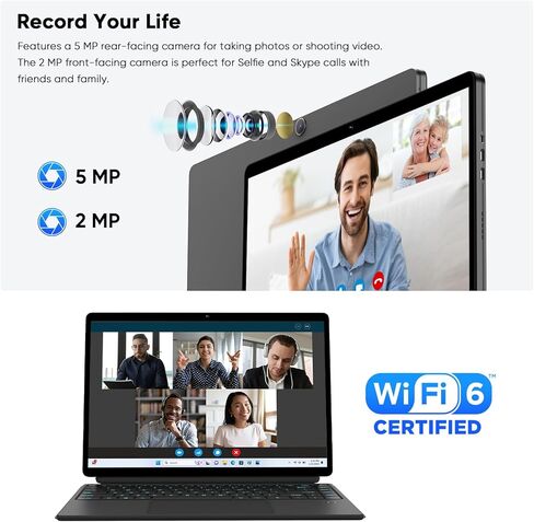 Eyy 2 في جهاز الكمبيوتر اللوحي المحمول ، جهاز كمبيوتر محمول لمس 14 بوصة ، Intel N100 (حتى 3.4 جيجا هرتز) ، 16 جيجا بايت LPDDR5 ، 512GB SSD ، Windows 11 Pro ， 1920x1200 ， Wi-Fi 6 ， BT5.2 ， backlit backboard in Kuwait