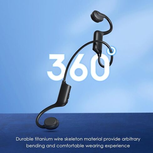 سماعات الرأس الرياضية العظمية ، سماعات التمارين اللاسلكية Bluetooth 5.3 سماعات أذن مفتوحة ، سماعات IPX5 الرياضية للهدايا التي تم تعيينها للنساء أو الرجال in Saudi Arabia