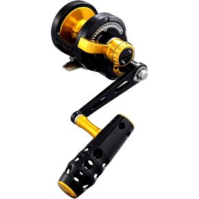 Jigging Reel Conventional Saltwater Lever Drag Slow Pitch Jigging Reel Powerful Dura Drag System Jigging Fishing Reel