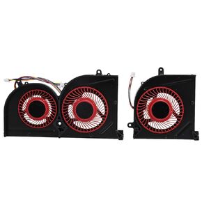 Replacement Fan for GS63VR Series GS63VR 6RF GS63VR 7RF GS63VR Stealth Pro MS-16K2 MS-17B1 BS5005HS-U2L1 BS5005HS-U2F1 Gpu CPU Cooling Fan