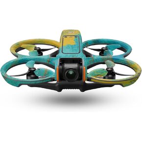 Drone Skin Compatible with DJI Avata 2 (2024) - Acrylic Blue - Premium 3M Vinyl Protective Wrap Decal Cover - Easy to Apply | Crafted in The USA by MightySkins