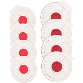 SUPVOX 8pcs Piece Competition Bullseye Targets Weather-Resistant Precision Practice Tool Accessories