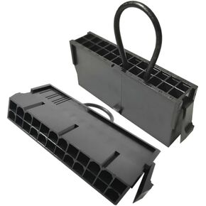 （2 Pack） 24 Pin ATX Power Supply Jumper Bridge Tool, Black