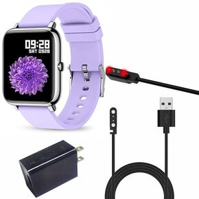 USB Charging Cable for KALINCO P22 Smart Watch ，3.3FT Smart Watch Charger Magnetic