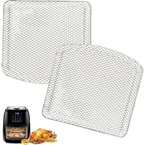 Air Fryer Dehydrator Rack for Chefman 6.3QT 4-In-1 Digital Air Fryer Oven, Upgraded Oven Shelf Grill Crisper Plate Tray Insert Grate Rack Grid for Chefman 6.3QT Air Fryer, Dishwasher Safe
