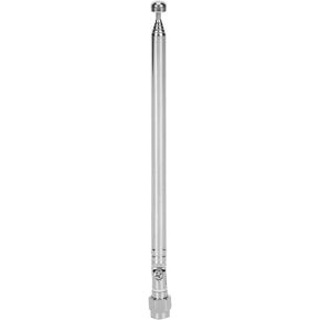 Radio Scanner Antenna, 6 Sections Telescopic 40MHz-6G Super Wide Band SMA Male Connector for LimeSDR for HackRF, Adjustable Rotary Angle Alloy