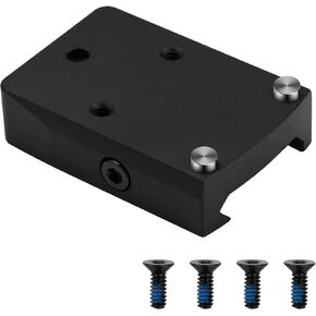 RMR Footprint Red Dot, 507C 407C 508T Pictainny Rail Aluminum Mount, Adapter Optics for Holosun 507C 407C 508T, Red dot Optics Mounting Plate