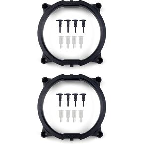 Create idea CPU Cooler Bracket Mounting Kit Compatible with Intel CPU Socket for Socket Intel LGA 775 1366 115X （2 Sets）
