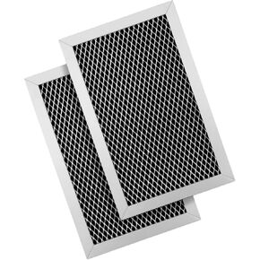 Urngowuy 2Pcs Microwave Charcoal Filter Replacement Fit for GE JVM6172SK5SS JVM6175SK5SS JVM6175YK5FS JVM6175EK5ES JVM6175DK5WW JVM6175DK5BB