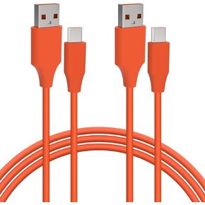 Geekria Micro Headphones Fast Charger Cable Compatible with Bose QuietComfort 35II, QC 35, QC25, SoundLink, AE2 Headphones, USB to Micro Replacement Power Cord (4ft / 120cm 2 Pack)