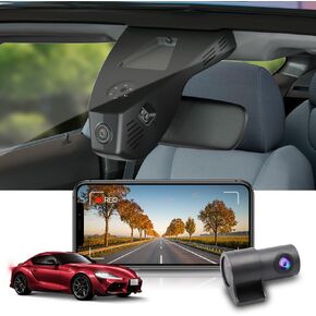 Fitcamx Front 4K+Rear 1080P Dash Cam Adapts for Toyota GR Supra 2020-2026 (HD2-4031), Integrated OEM Look, 2 Way HD Video, WiFi & APP, Loop Recording, Collision Detection, Easy to Set, 128GB Card in Kuwait