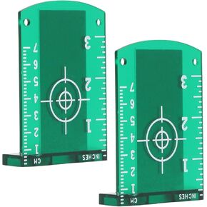 Garosa Targets 2pcs Target Plate Magnetic Floor Targets Card Plate ABS Target Plate for Green Beam Applications