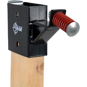 Allen Company EZ Aim® Steel Gong Hanger Target with Recoil Spring, for 2" x 4" Mount, 2.3 lbs, Black