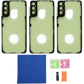 Back Battery Door Cover Adhesive Double Sided Tape Glue Replacement for Galaxy S21 Plus G996, Includes 3 Adhesive Tapes.