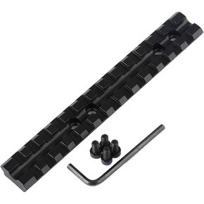 140mm picatinny rail mount dovetail 13 slot long mount rail 20mm width sight rail curved fishbone groove track