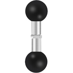 1" Double Ball Adapter Extension Bar Compatible with RAM Mounts B Size for Standard Double Socket Arms (YIMBall 1"-1)