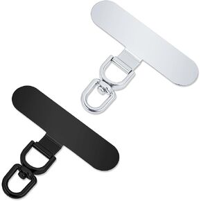 2 Pcs Universal Phone Tether Tabs Metal Phone Patches Phone Lanyard Patch Pad Phone Lanyard Replacement Part for Cell Phone Straps in Saudi Arabia