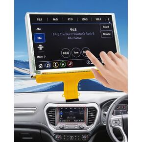 8" Touch Screen with LCD Digitizer Navigation Radio Replacement for Chevy GMC 2014-2018 Silverado Sierra, 2015-2019 Tahoe Yukon Suburban Colorado Canyon, 2017-2019 Acadia Terrain Replace # DJ080PA-01A