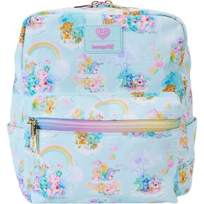 Loungefly for Care Bears Cousins AOP Nylon Small Square Mini Backpack