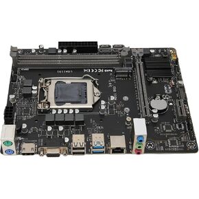 LGA 1151 Motherboard, Desktop Motherboard M.2 PCIe 43.0 4 USB3.0 4 USB2.0 HD VGA Output for Core 6th 7th 8th 9th Gen Gaming Motherboard for Computer Replacement