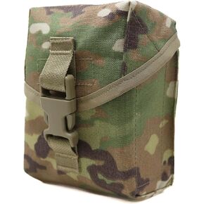 M McGuire Gear Mil-Spec US Saw Pouch, OCP Camouflage, 100 Round Molle Compatible Multicam Pouch - Made in USA