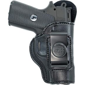 Maxx Carry IWB Leather Gun Holster for Kimber Micro 9, Ultra Carry II 9mm / .45 ACP | Concealed Carry | Bersa Thunder 380 | Colt 1911 3 inch, Defender | Sig Sauer P365XL
