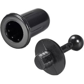مكبر صوت صغير PEG KIT متين ، [للمكبرات الصغيرة ، صناديق رف الكتب] - DIA 6MM/Black/12 Set
