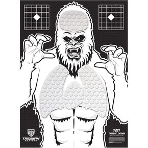 Triumph Systems Threat Down Monster Targets - Reactive Target - Shooting Target - Reactive Splatter Target - Targets for Shooting