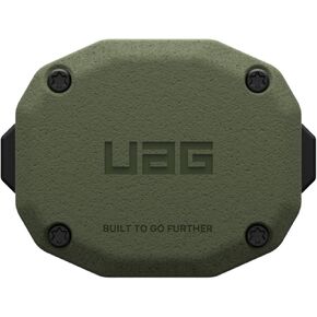 URBAN ARMOR GEAR UAG Designed for AirTag Case Essential Armor - 2-Way Hard Shell Lock Case AirTag Holder for Luggage & Bags, Water Resistant Anti-Lost Ultra Secure GPS Protective Cover, Olive Drab