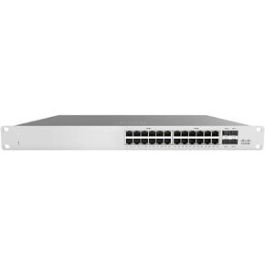 Cisco Meraki MS120-24P-HW 24 Port PoE Cloud Managed Switch - Unclaimed - No License (Renewed)