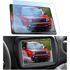 GFJNFG for 2018-2023 Jeep Renegade Screen Protector 8.4 Inch Touchscreen 2021 2022 2023 Jeep Renegade Latitude Aititude Trailhawk Limited Accessories HD Tempered Glass Anti Scratch