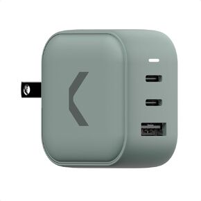 Core 65W Dual USB-C + USB-A Charger, Core GaN PPS, Power Adapter for iPhone 16/15/14/13/12/11, Galaxy S24 Ultra/S23