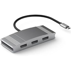 USB C to 3 DisplayPort Splitter,Type C Multi Monitor 3 Port Support Dual 4K@60Hz or One 4K@60Hz and Two 4K@30Hz Compatible Windows and Mac OS