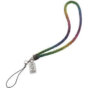 Pokinge Rhinestone Phone Lanyard, Bling Shoulder Strap Phone Handbag Lanyard, Anti-Lost Women Phone Lanyards Rope