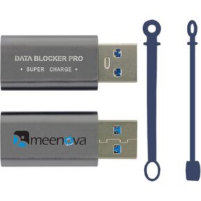 USB A Data Blocker Pro, Charge Only to Block Data and Stop Syncing Defender Against Juice Jacking, Power only Security Converter to Protector, USB-A Female to USB Male Adapter with Smart chip