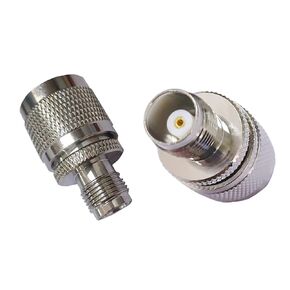 Eagles Pack of 2 TNC Female to UHF Male PL-259 Connectors RF Coaxial Compatible with TNC and UHF Adapters