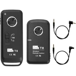 Wireless Shutter Release Remote Control for Digital Cameras E3/N3 Compatible with Canon EOS RP, R5, R7, R8, R10, T6, T7, T100, 400D, 2000D, D7500, 60D, 50D, 5D, 5D Mark II, 6D, 6D Mark II, 7D