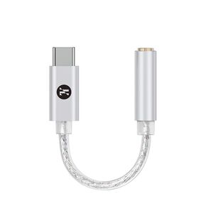 JCALLY JM12 Type C USB C to 3.5mm DAC Chip KT02H20 Dongle DSD128 Silver-Plated Conductor Digital Audio Adapter
