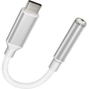USB-C to 3.5mm Headphone Jack Adapter, Compatible with iPhone 16, 16 Pro, 15, 15 Pro, 15 Pro Max, 15 Plus, iPad, and Samsung Galaxy S24, S23, S22, S21 Ultra