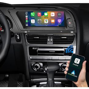 Road Top 8.8 Inch Car Touchscreen Wireless CarPlay Android Auto for Audi A4 A5 2009-2015 Year with 3GMMI, Car Radio Stereo Multimedia Screen, Support Navigation, Mirrorlink
