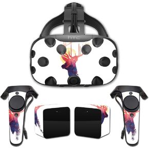 MightySkins Skin Compatible with HTC Vive Full Coverage - Burning Sun | Protective, Durable, and Unique Vinyl Decal wrap Cover | Easy to Apply, Remove, and Change Styles | Made in The USA