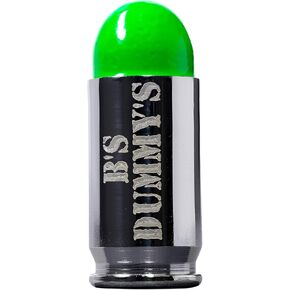 B's Dry Fire Snap Caps - A.K.A. B's Dummy's - Dummy 380 Auto Training Caps (7 Pack) (Green Nickel)