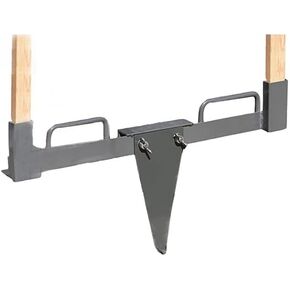Birchwood Casey 24" Steel Target Stand with Spike - Durable Powder-Coated Metal Target Base Stand for Shooting