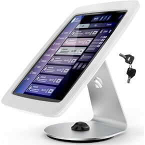 Tablet Kiosk Stand for Desk with Lock - Rotatable Swivel Compatible with 10.9" iPad 10th, iPad Pro 11" 1 2 3 4, iPad Air 4 5, iPad Air 11" - BSC109WA
