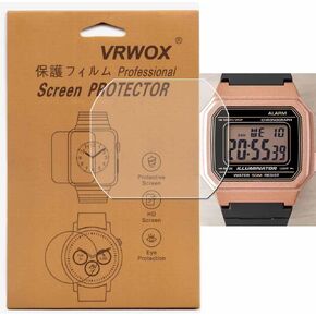 [3-Pcs] TPU Screen Protector For W-217H W-217H-1AVCF Watch,Full Coverage HD TPU Clear Anti-Bubble and Anti-Scratch