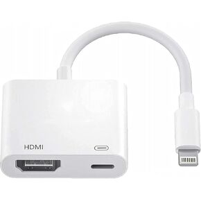 [Apple MFi Certified] Apple Lightning to HDMI Digital AV Adapter, 1080P HD Video HDMI Sync Screen Connector Cable with Charging Port for iPhone 14 13 12 11 XS XR X 8 7 iPad on HDTV/Projector/Monitor