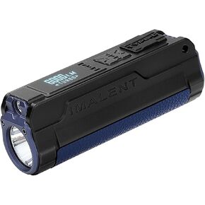 IMALENT BL70 Small Flashlight 6000 Lumens Dual Light Source EDC Lights with Red Beam and White LED Combo, Powered by Rechargeable Built-in Battery for Outdoors, Emergency, Work,Camping and Hiking