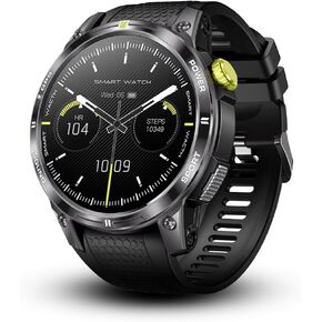 Bravo Series II Smartwatch for iPhone & Android, Answer/Make Call, 24/7 Wellness Tracker, 1.32" AMOLED Screen, 10-14 Days Battery, IP68 (2X Screen Protector, 1x Extra Band Included)