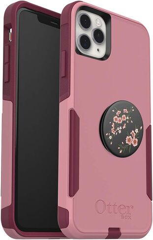 Case Otterbox Bundle Series Series for iPhone 11 Pro Max - (Cupids Way) + popsockets popgrip - (Blossom Flair) Pink in Saudi Arabia